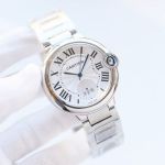 Cartier 8215 Movement 42MM 316L Steel Steel Bracelet Men Wrist Watch